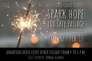 Read more about the article Stage Coach Players Kicks Off “Spark Hope” Campaign, Continues Food Drive for Local Pantries