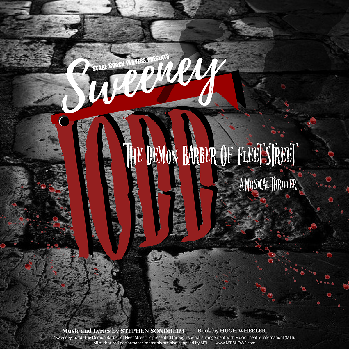 Read more about the article Aug. 13 is Deadline for Video Audition Submissions for 18- to 40-Year-Old Tenor to Play Anthony Hope in “Sweeney Todd” at Stage Coach Players in October