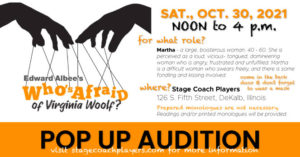 Read more about the article Stage Coach Players to Hold Audition for “Who’s Afraid of Virginia Woolf?”