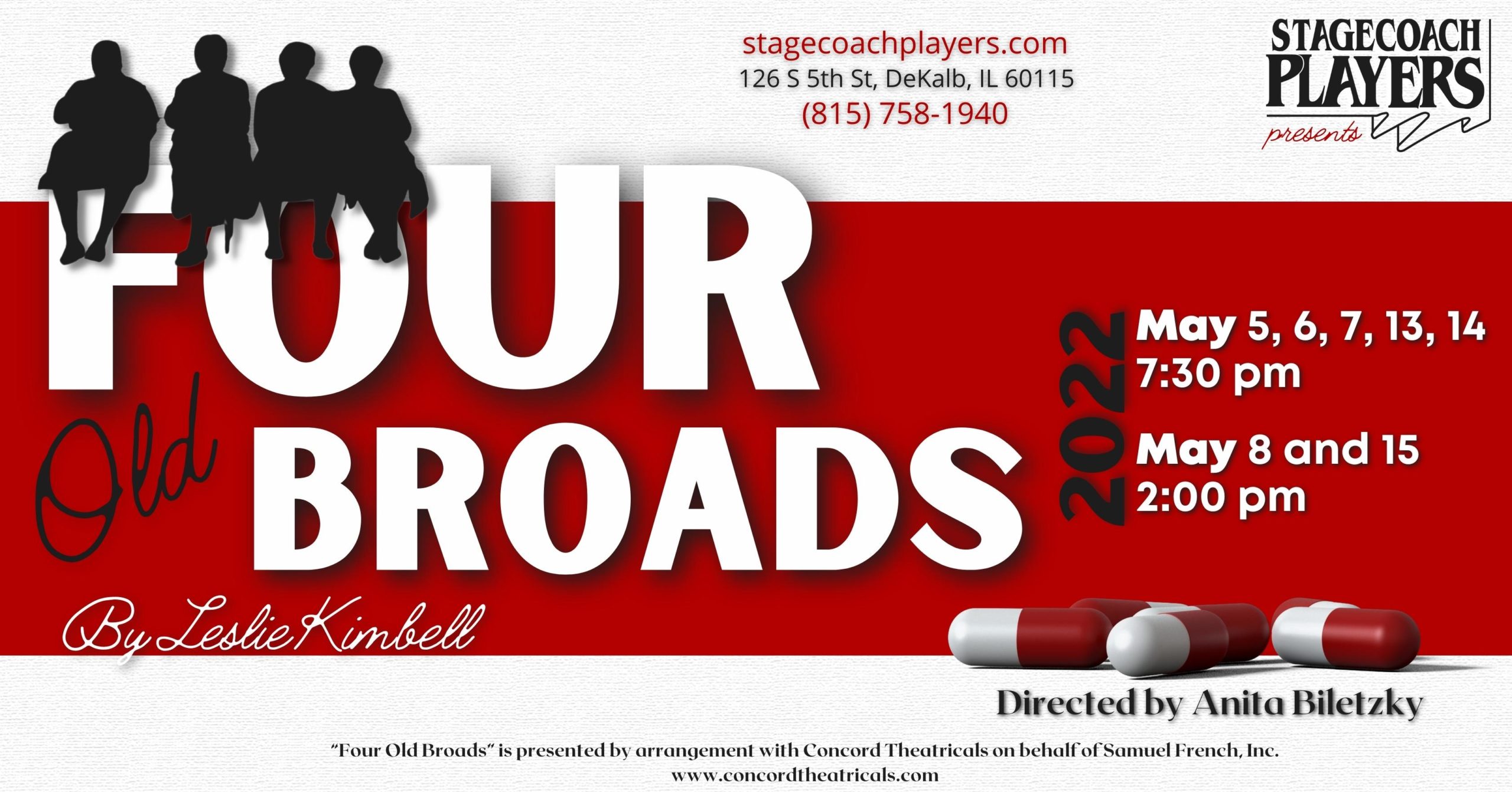 You are currently viewing Stage Coach Players Brings Funny Geriatric Comedy to DeKalb this May