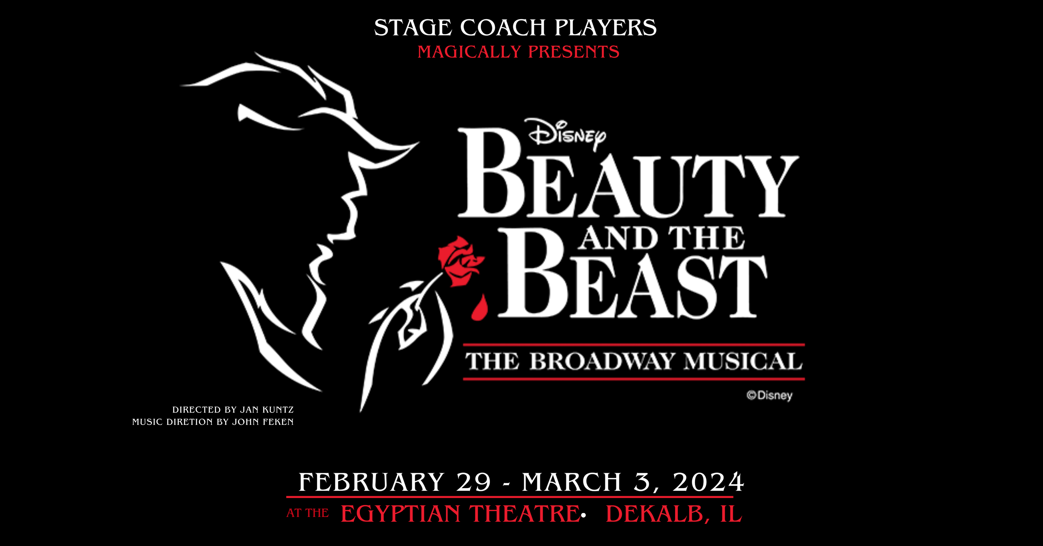 You are currently viewing Stage Coach Players Requests That You Be Their Guest as They Perform the Musical “Beauty and the Beast”